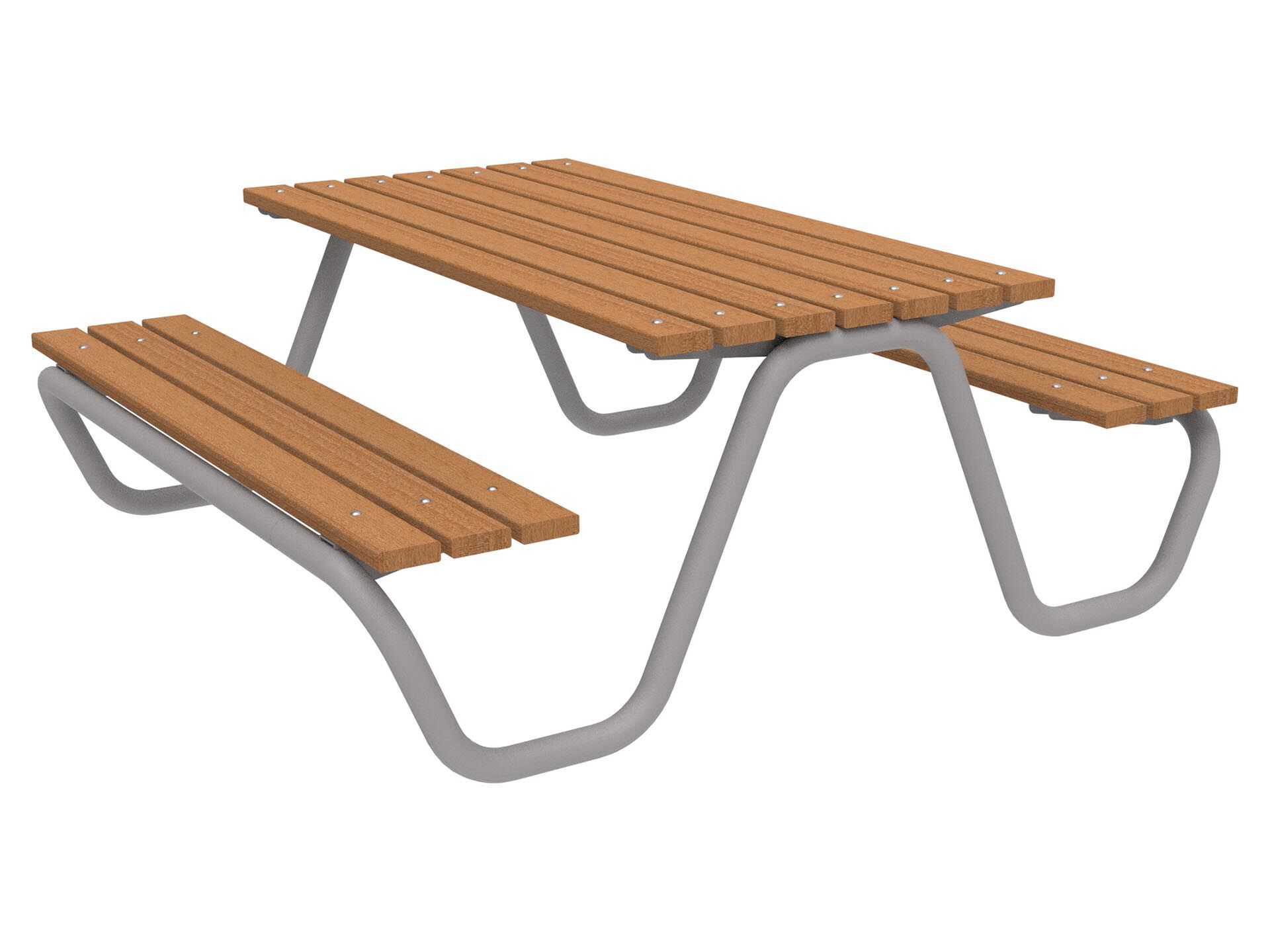 Стол для пикника со встроенными скамейками Lazzari GRAZ ARCH-00017279 - Вид №10