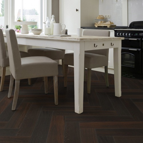 Паркет Ёлка Solidfloor New classic Лувр 1126206 Дуб Натур (Рельефная) 610х122 мм 1500200201 - Вид №4