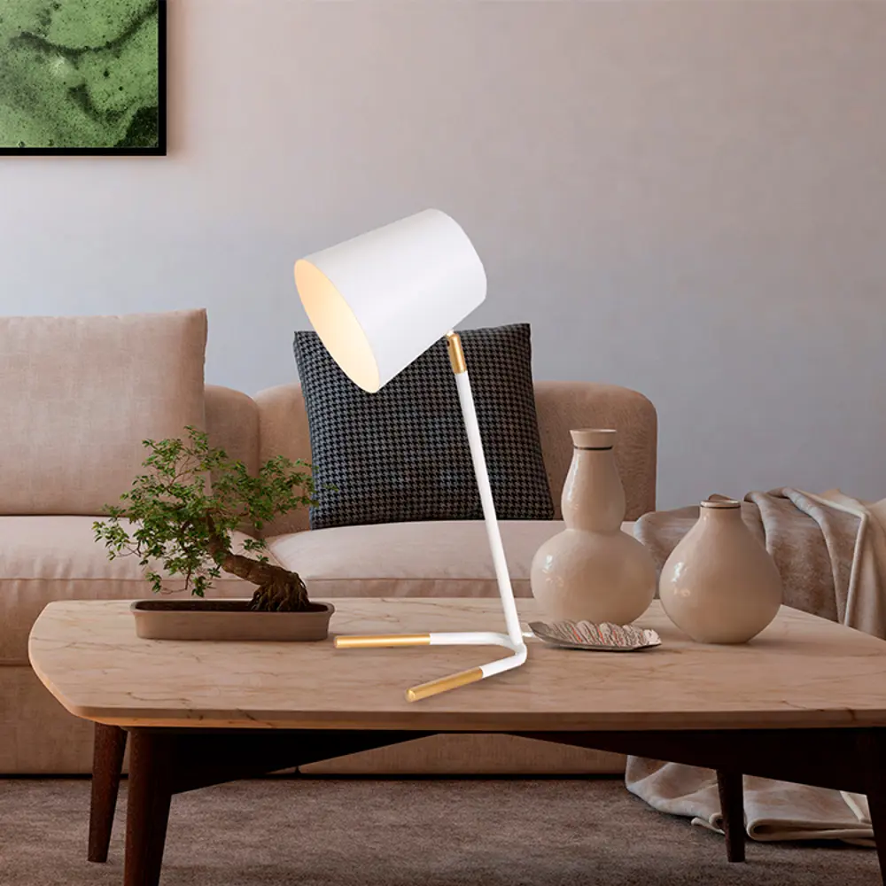 Настольная лампа «Skora» L1152P, цвет белый LAMPLANDIA STLM-2099450 - Вид №8