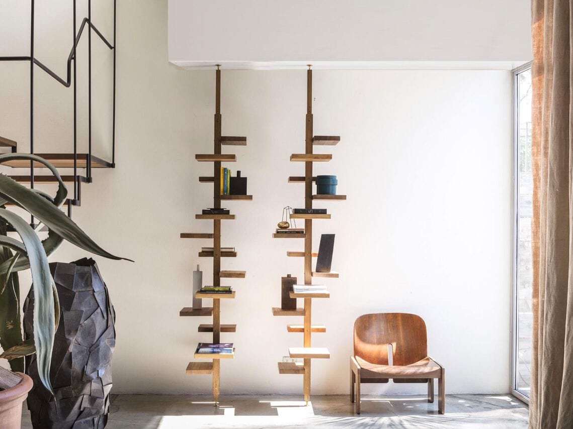 Книжный шкаф iroko с креплением пол-потолок Mogg Аделаида ARCH-00056993 - Вид №10