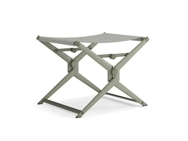 Литой алюминиевый и тканый низкий садовый стул YAAZ Saye ARCH-00144186