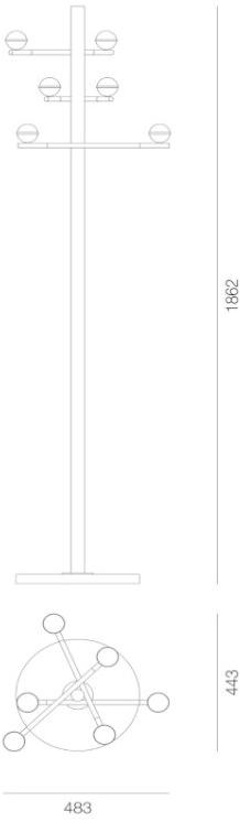 PROF Вешалка для верхней одежды из металла sun-id-1488500 - Вид №19