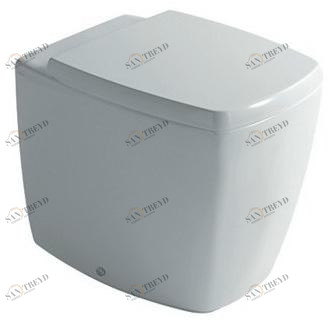 Приставной унитаз напольный Белый Galassia Sa.02 Италия sun-id-1475603