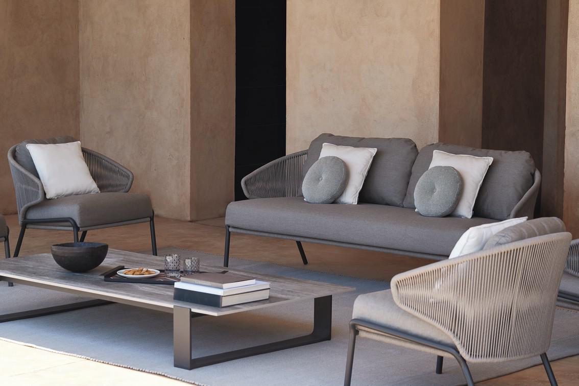 MNST575 3 мест. диван фиксированный лава бронза Manutti Radius - Вид №4