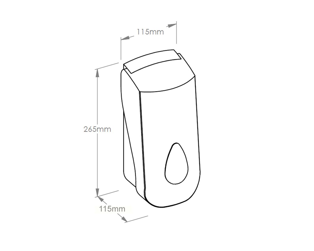 DUH275 UNIQUE SCANDINAVIAN SPARK дозатор пенного мыла Merida  - Вид №1