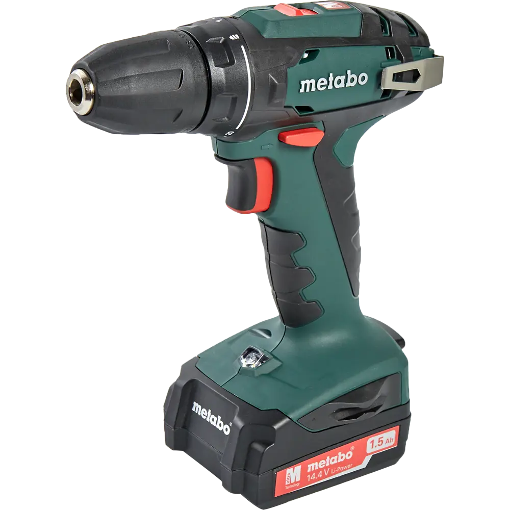 Дрель-шуруповерт аккумуляторная Metabo BS 14.4, 602206550, 14.4 В Li-ion 2x1.5 Ач STLM-2167673