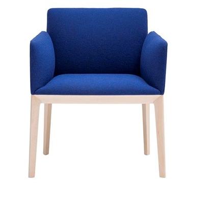 Andreu World Кресло из ткани с подлокотниками Pillow Bu1544 - Вид №4