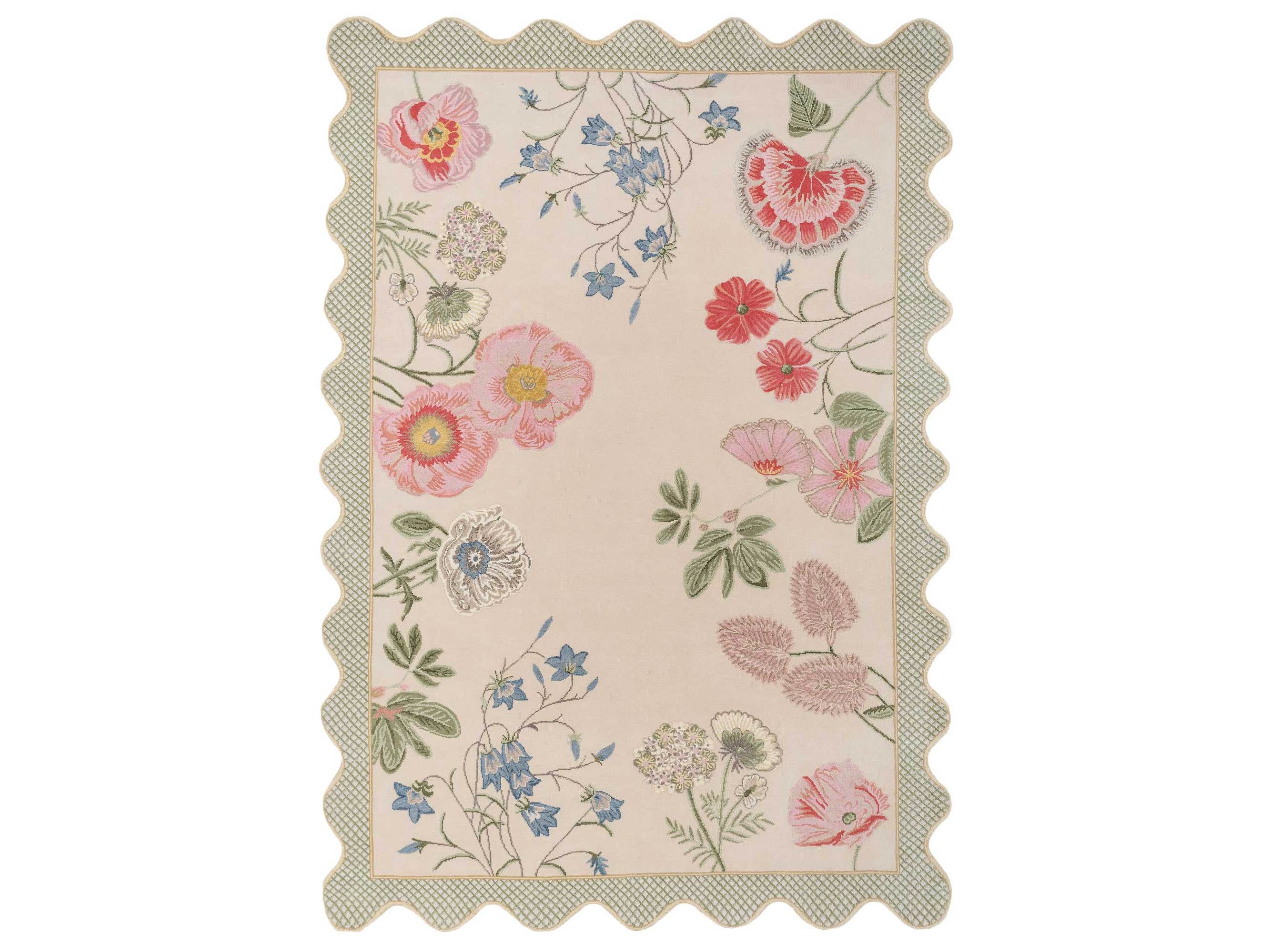 Прямоугольный ковер ручной работы из шерсти Jaipur Rugs Jardins du Monde ARCH-00025703