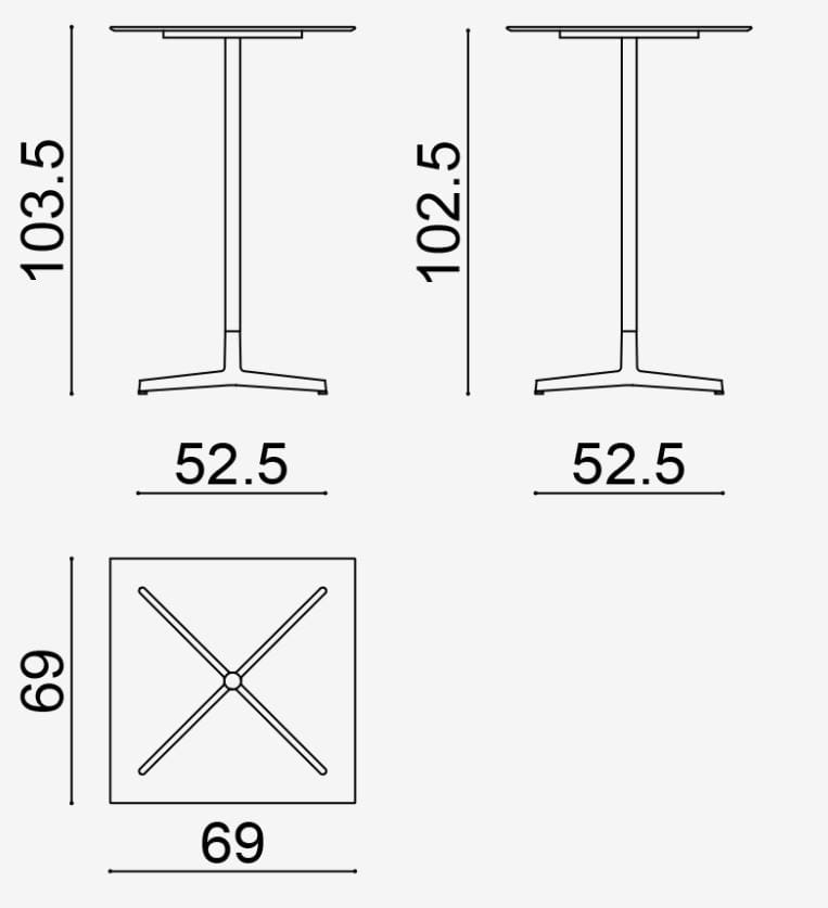 Стол со спицами Arper Wim ARCH-00041896 - Вид №24