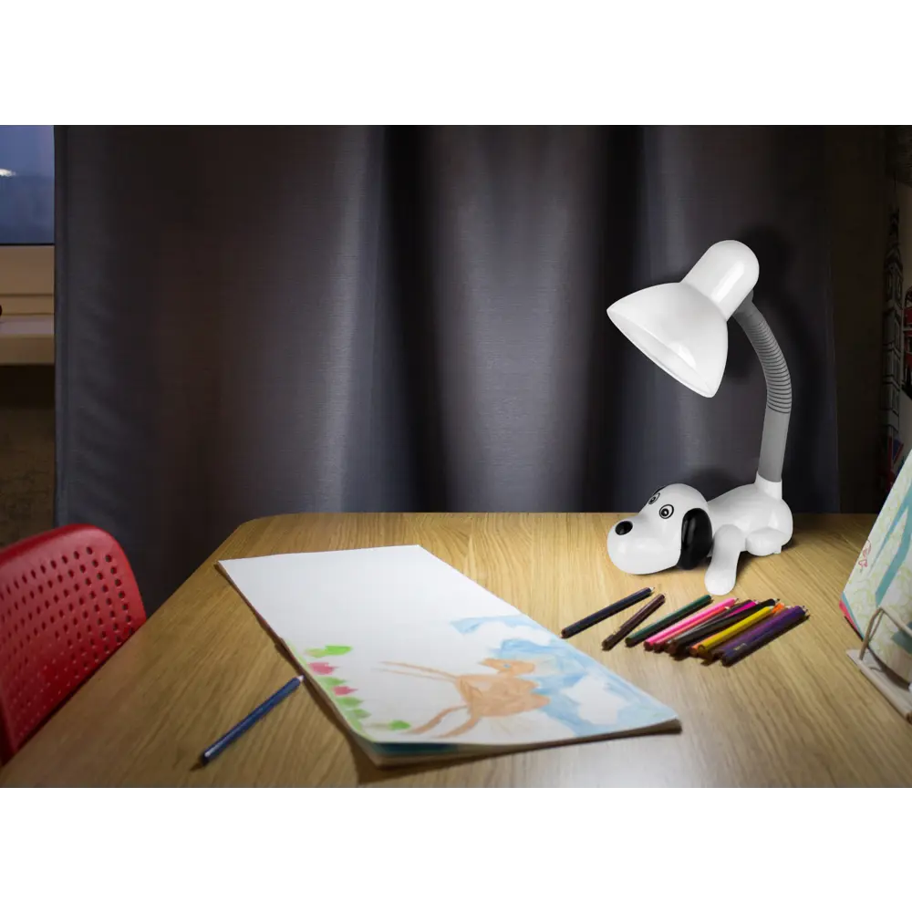 Настольная лампа Camel KD-387 «Собачка», цвет белый CAMELION STLM-2104373 - Вид №7