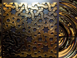 Декоративная стеклянная панель