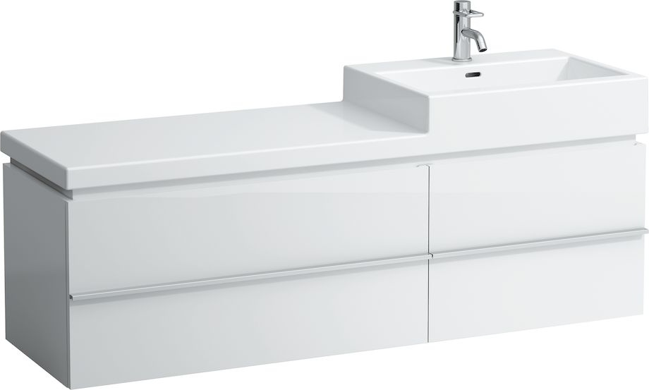 H4013840754751 Шкафчик под раковину с 4 ящиками, компактный сифон для раковины 818435 (2 ящика 600 и 2 ящика 900) LAUFEN PRO