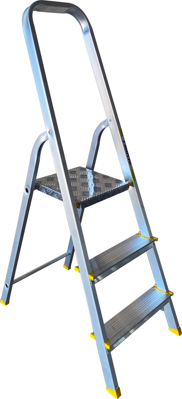 Стремянка алюминиевая анодированная 3 ст.