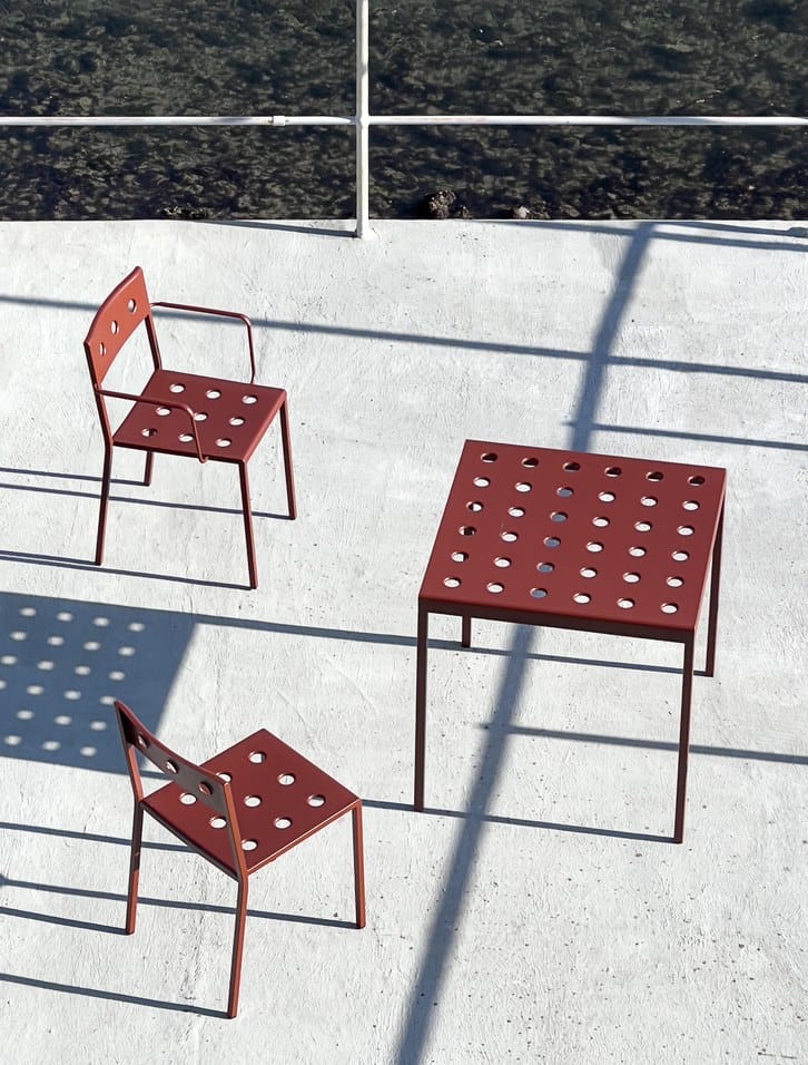 Стальной стул с порошковым покрытием с подлокотниками Hay балкон ARCH-00134702 - Вид №37