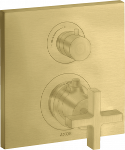 39705950 Термостат скрытого монтажа с запорным вентилем и поперечной рукояткой AXOR CITTERIO
