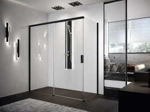 NOVELLINI Душевой уголок угловой с раздвижной дверцей Opera