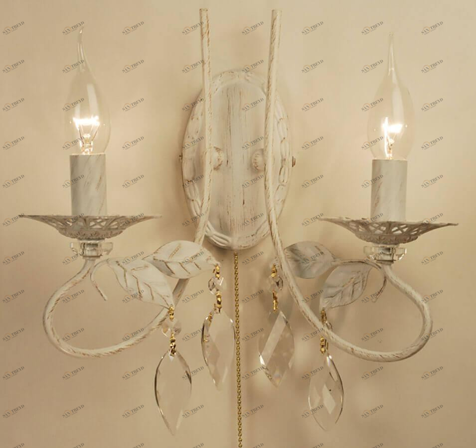 Бра настенное белое Citilux "Честер" CL418322 CITILUX СВЕЧА 00-3930957 Белый 