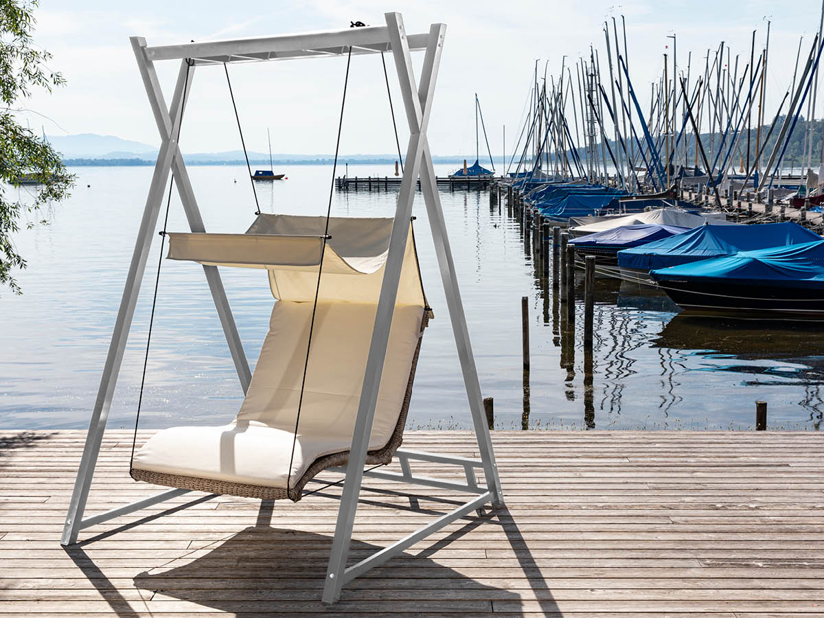 68.00.0866 Каркас Heaven Swing, серебристый, для односпальных и двуспальных кроватей Mbm  - Вид №1