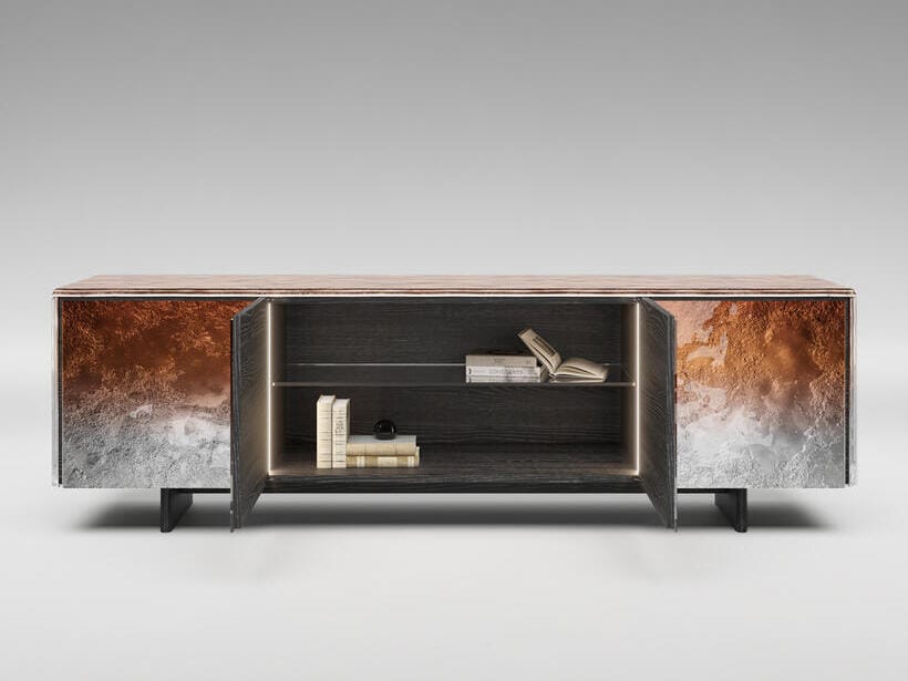 Стеклянный шкаф со встроенным освещением ARTE VENEZIANA Melt ARCH-00119155 - Вид №2