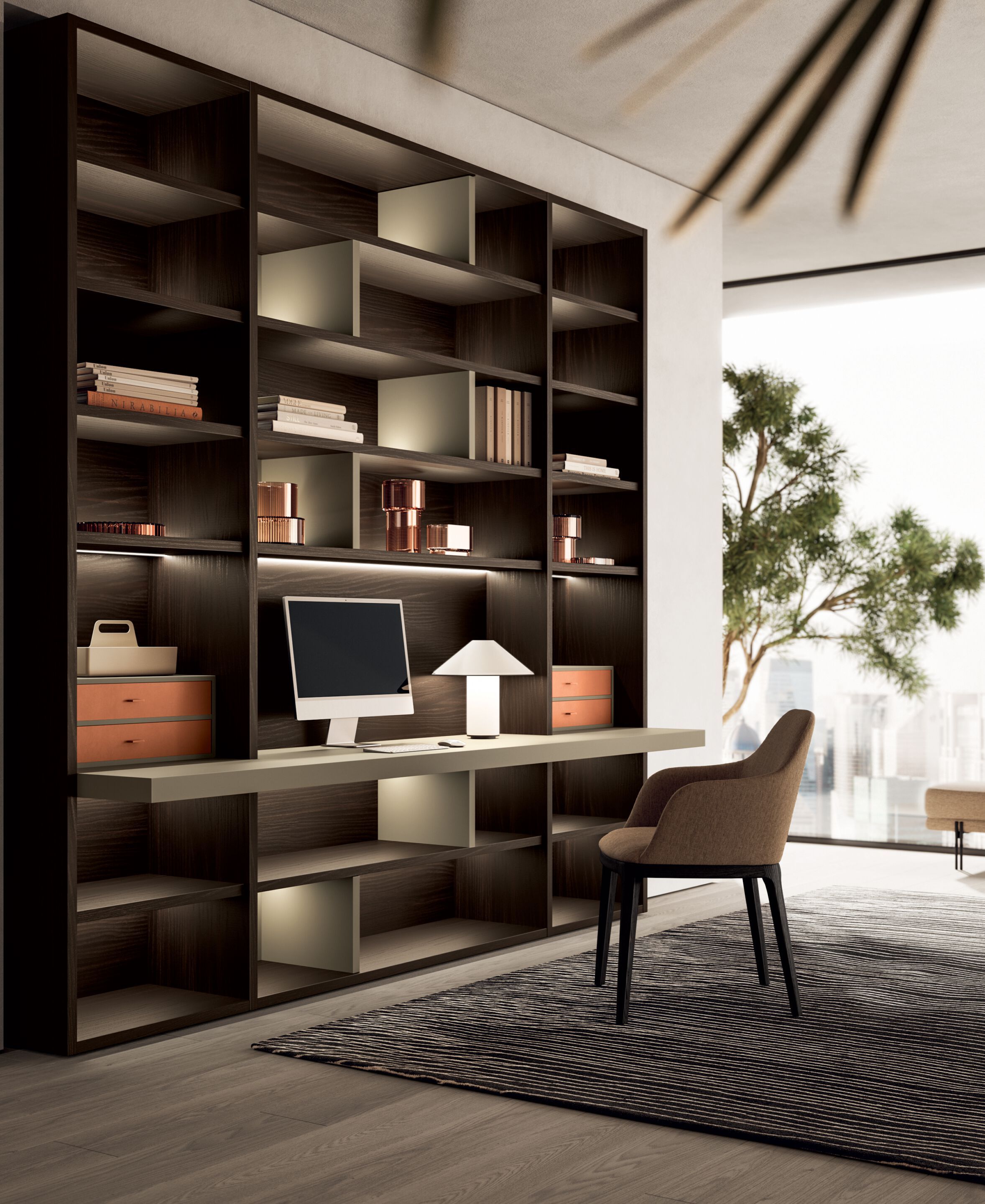 Мягкий тканевый стул с подлокотниками Kico Living Complements ARCH-00127509 - Вид №1