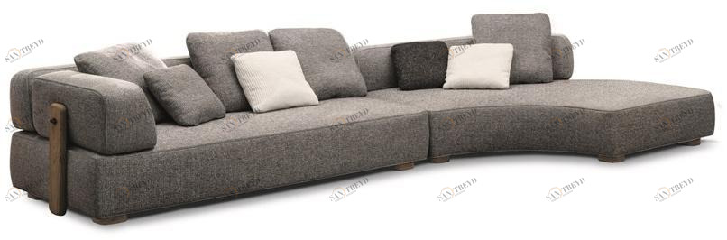 Minotti Садовый диван из модульной ткани Florida sun-id-1475610