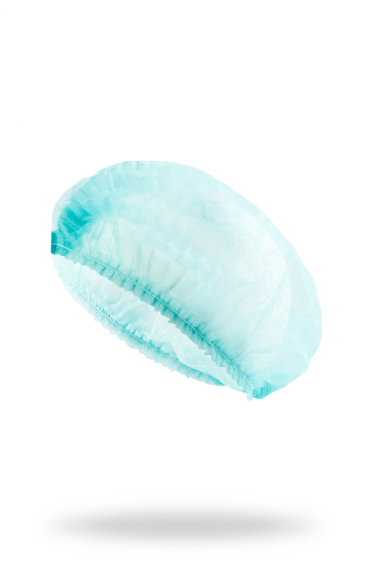 60470 Шапочка-шарлотта зеленая  Одноразовая одежда размер Спецодежда 