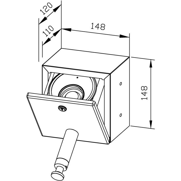 728111 Дозатор жидкого мыла WP106 WAGNER_EWAR A-LINE Wagner Ewar  - Вид №1