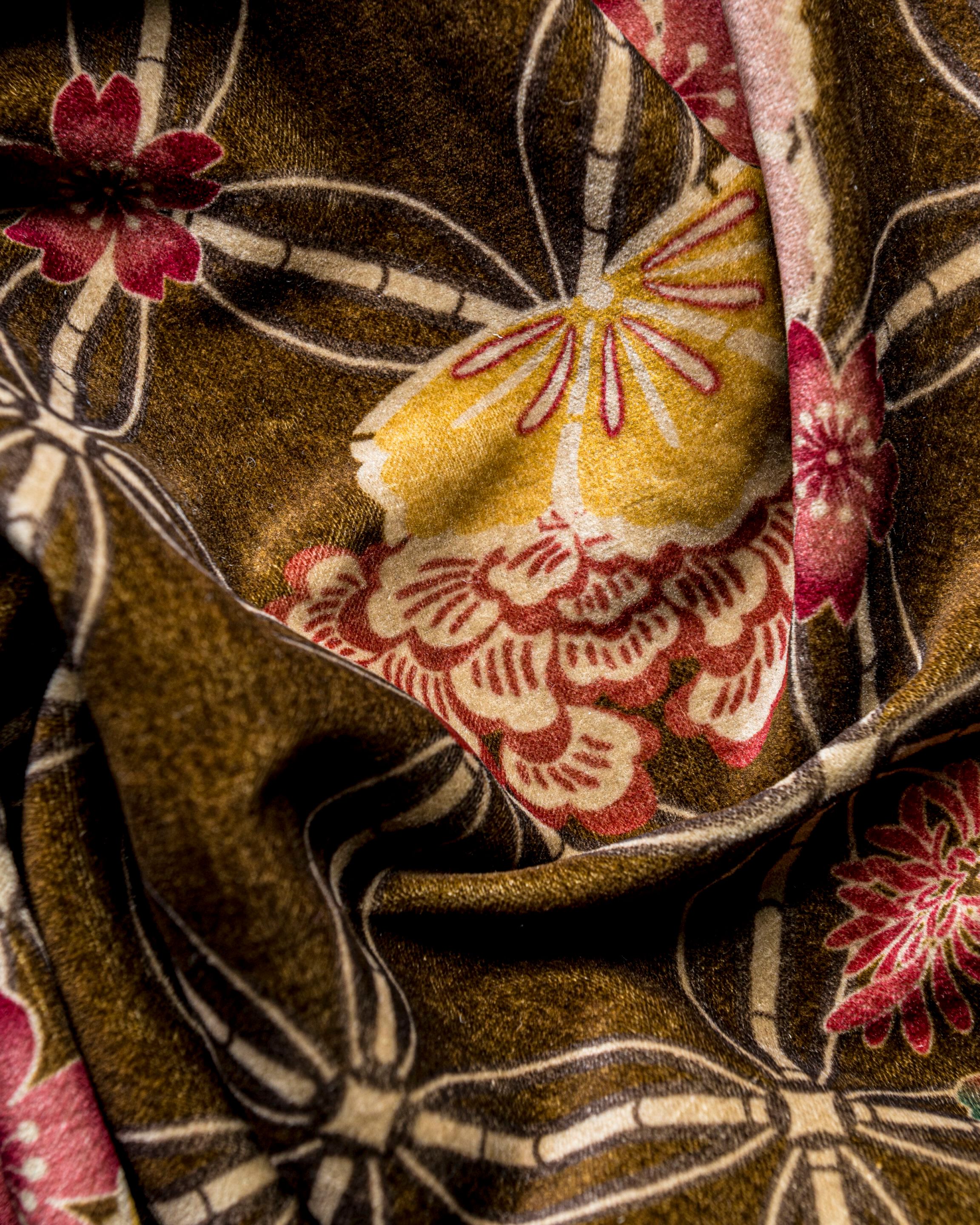 Хлопчатобумажная и льняная ткань с цветочным рисунком The House of Lyria FOSTER ARCH-00049851 - Вид №5