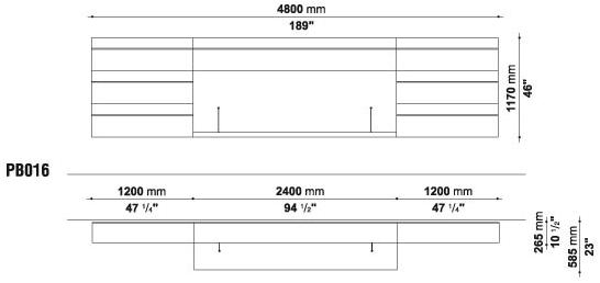B&B Italia Комод с распашными дверцами с ящиками Pab sun-id-1508288 - Вид №11