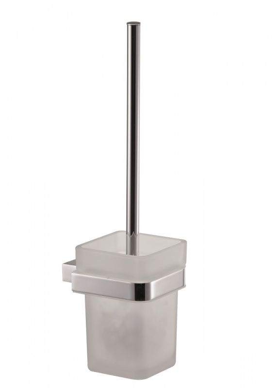 H6300/10CR Sanibano Enzo, настенный стеклянный ёрш, цвет хром