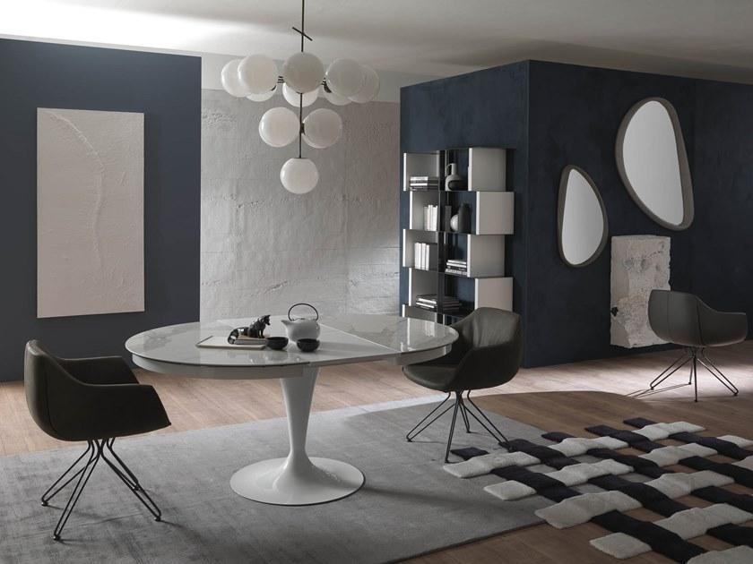 Ozzio Italia Раздвижной круглый хрустальный стол  T310  - Вид №9