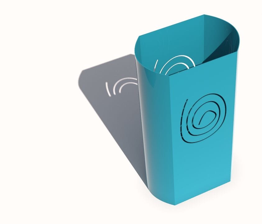 Наружные металлические стойки для мусора CITYSì IMPRONTA ARCH-00077515 - Вид №4