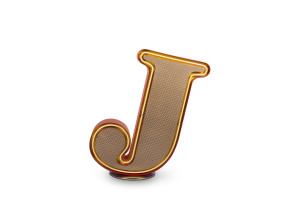 CIST128 Настольная лампа в детскую Буква Ж