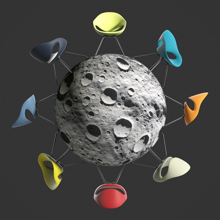 Tonon Стул из пенопласта на деревянной основе Moon 908.11 - 908.l1 - Вид №17