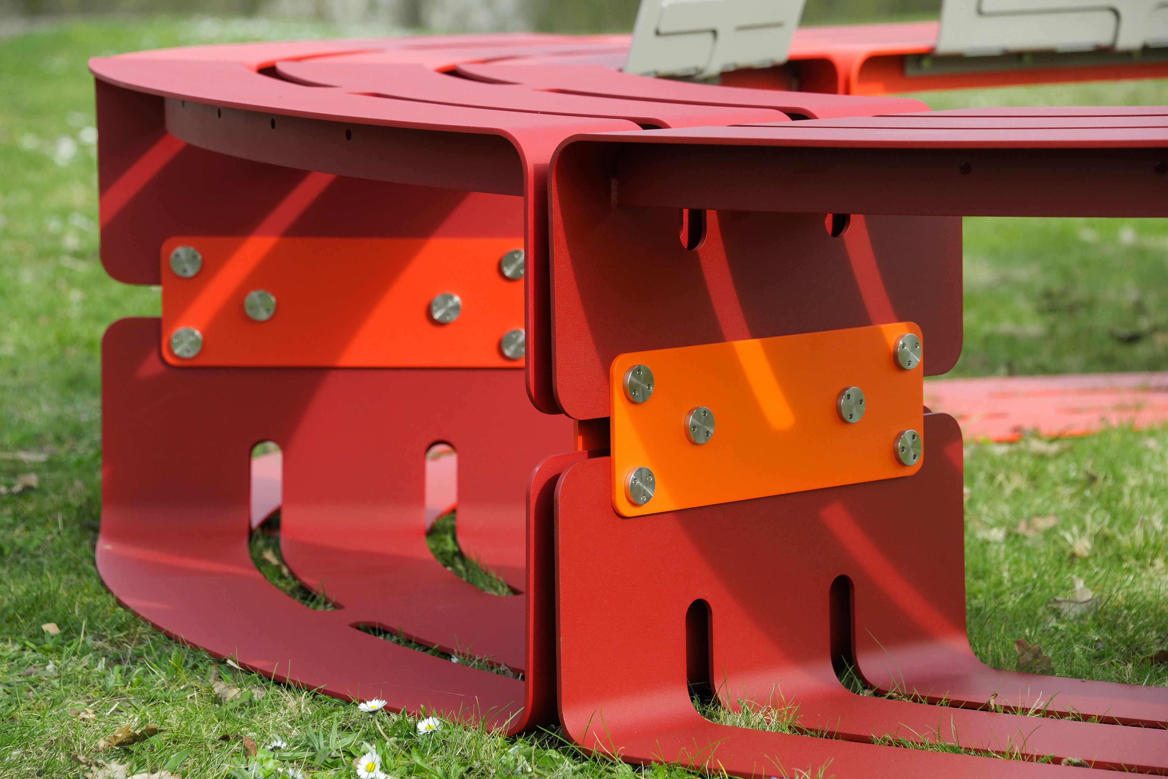 Модульная изогнутая скамья из нержавеющей стали BENKERT BANKE LINESCA ARCH-00096988 - Вид №10