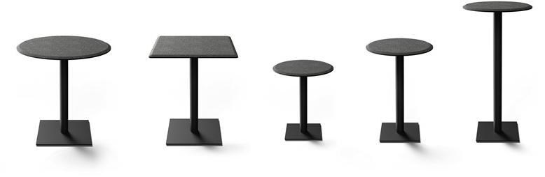 BUZAO Квадратный стол из лавового камня  B25115  - Вид №1