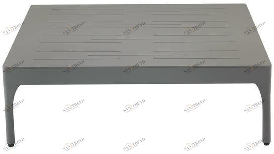 Ethimo Квадратный алюминиевый садовый столик Infinity Iftb40t