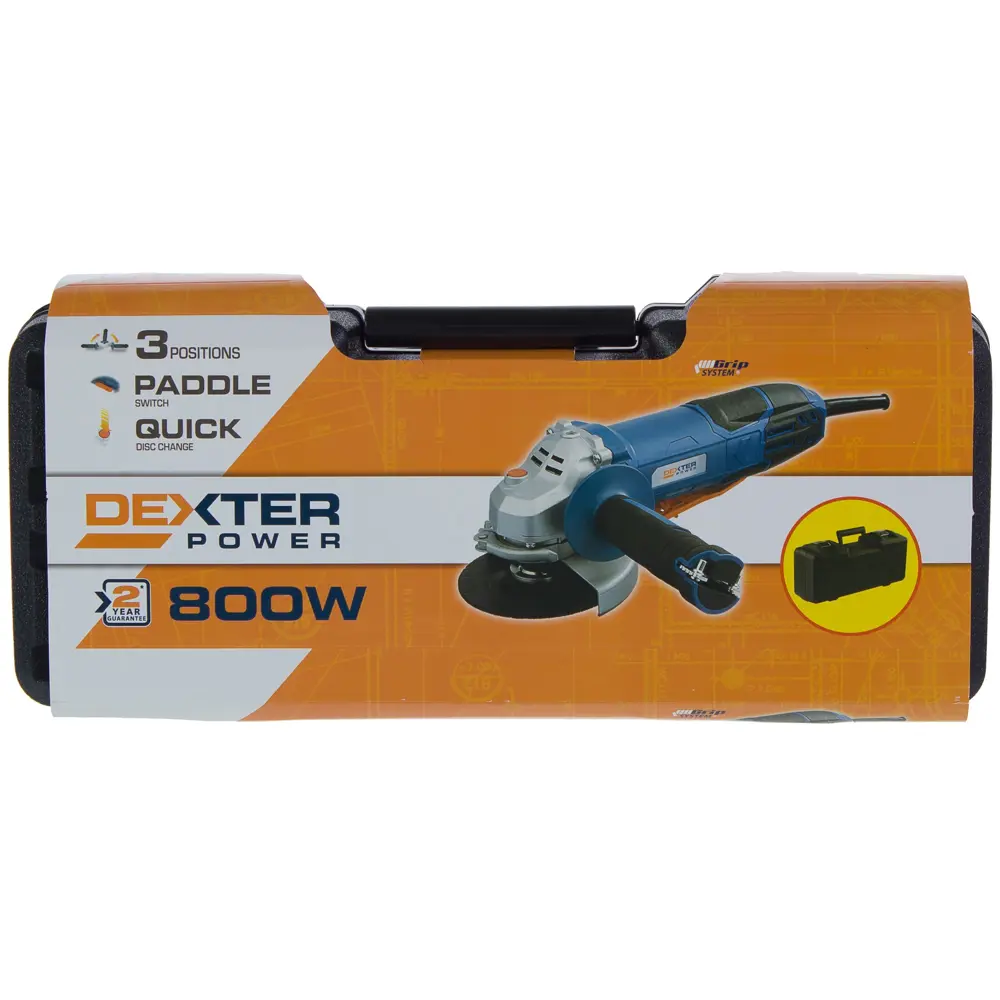 УШМ (болгарка) Dexter Power AG125-4, 800 Вт, 125 мм STLM-2124356 - Вид №6