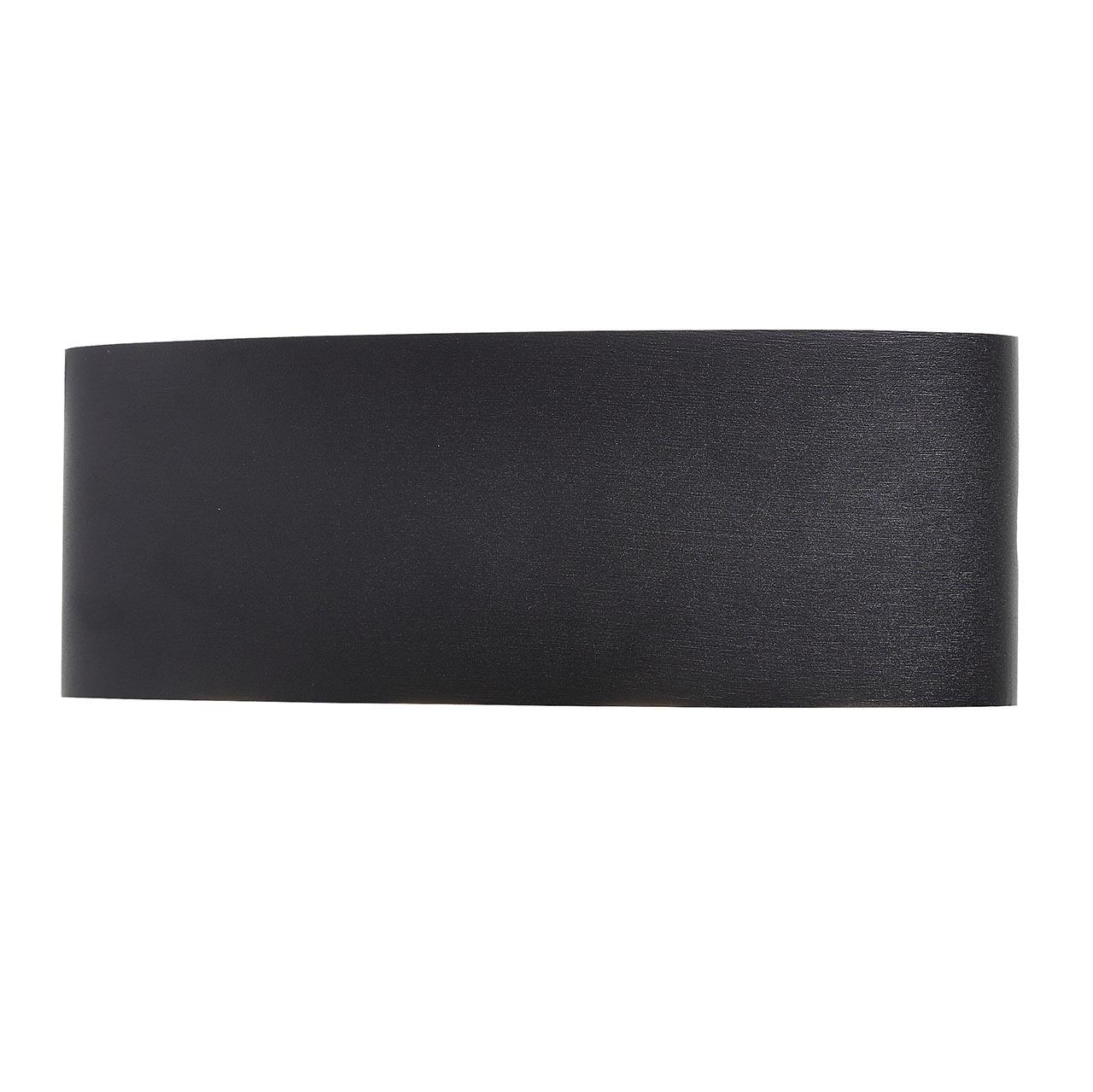 Уличный настенный светодиодный светильник чёрный ST Luce Bisello SL089.401.08 ST LUCE BISELLO 00-3898329 Черный  - Вид №2