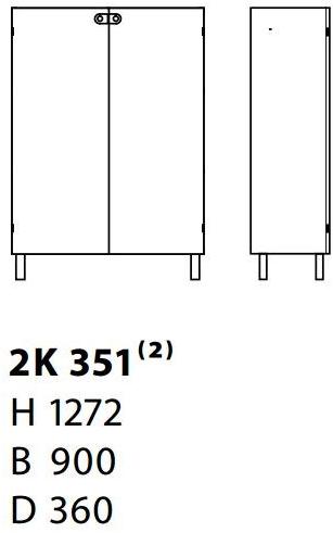 Karl Andersson Буфет / офисный блок из фанерованной древесины 2k 2k351  - Вид №4