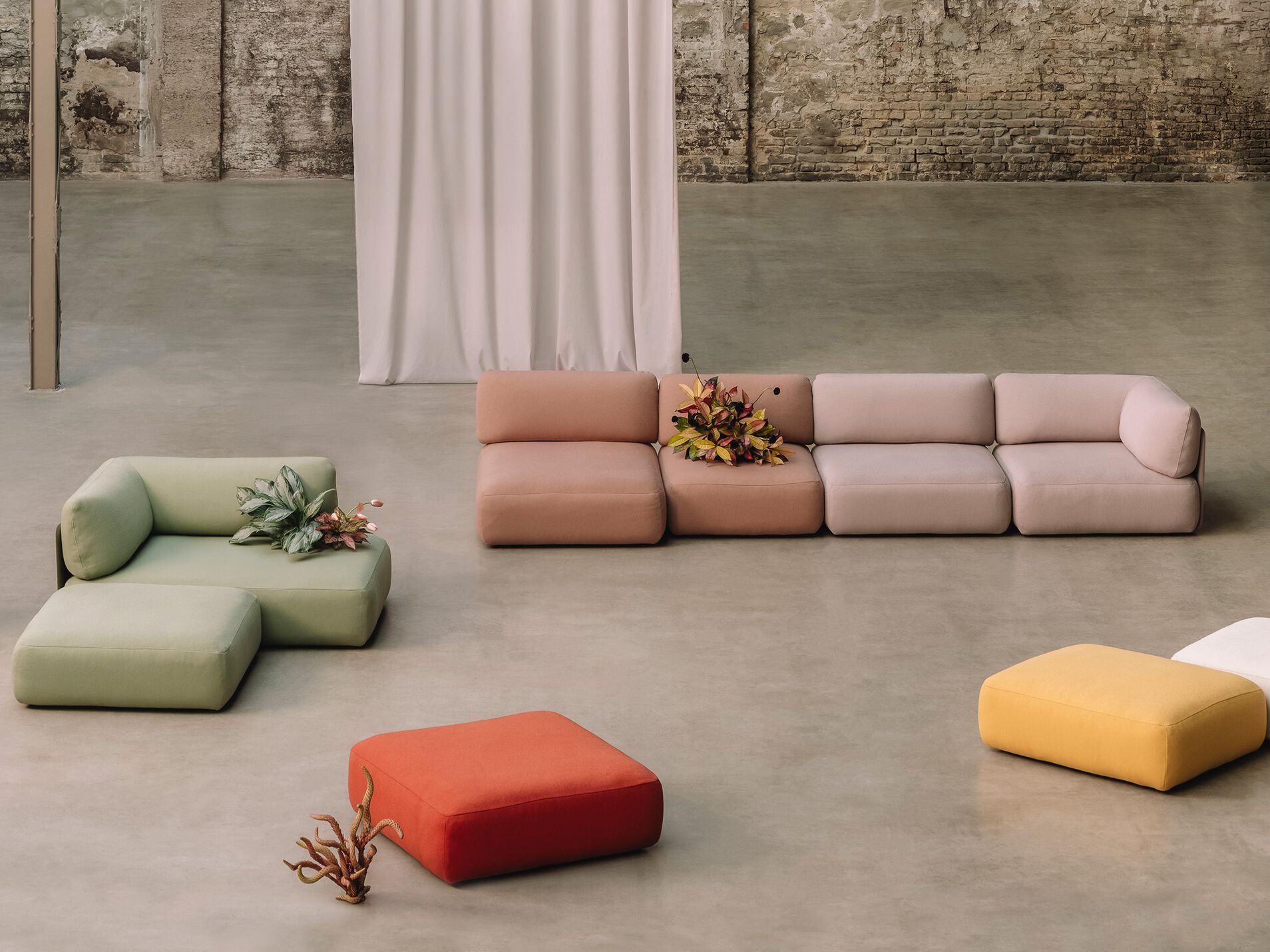 Модульный тканевый диван Noah Living торий ARCH-00126598 - Вид №1