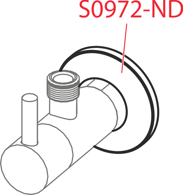 Угловой вентиль с фильтром 1/2"×1/2", круглый, белый ALCAPLAST ARV003B - Вид №1