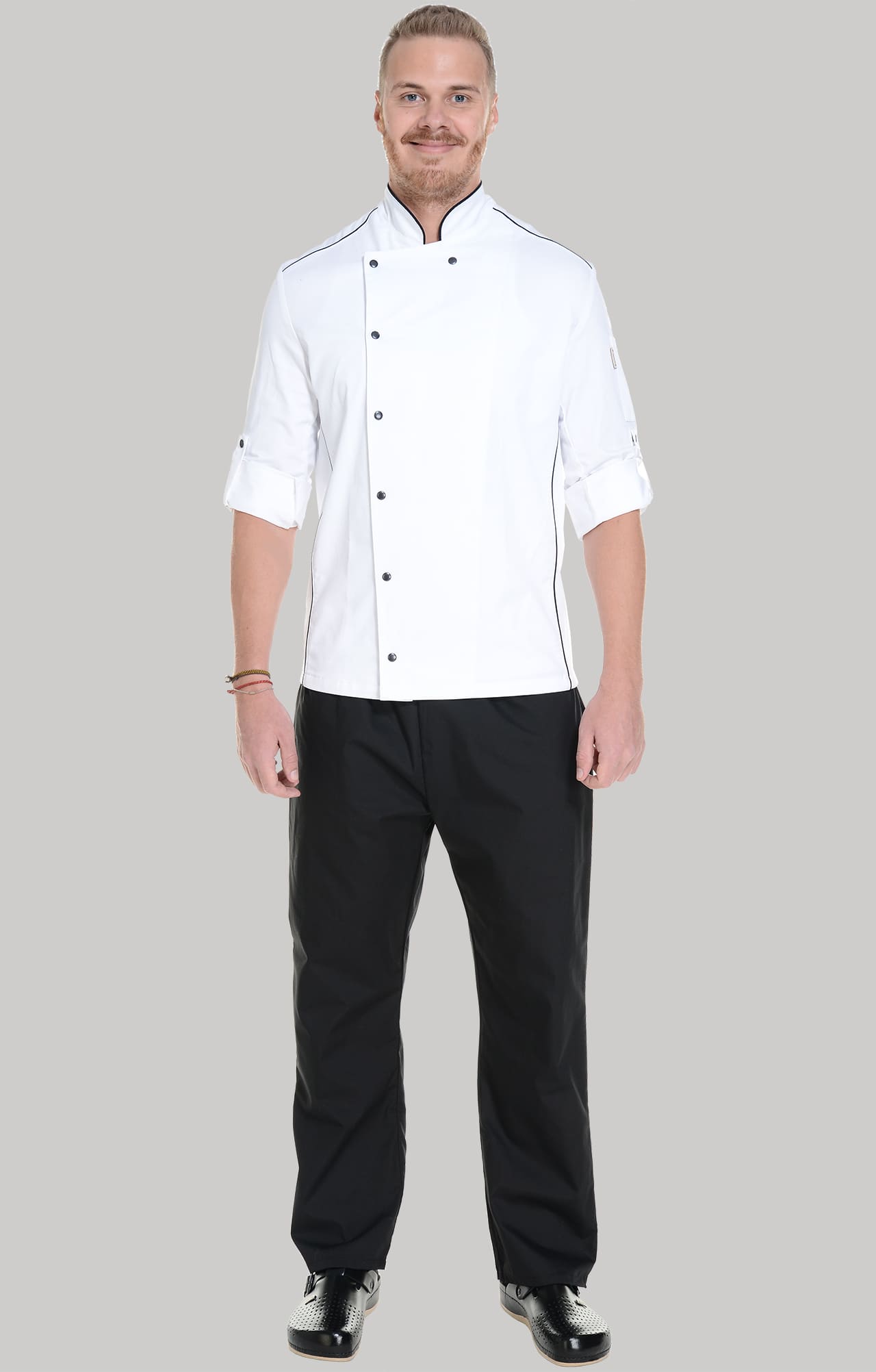 62616 Китель поварской white RICON  Одежда для поваров  размер 52 (XL)  - Вид №13