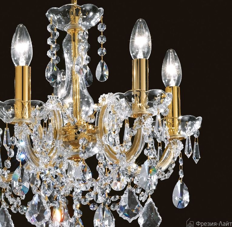 Masiero VE 944/3 MTGOLD /CUT CRYSTAL люстра подвесная Maria teresa 117847