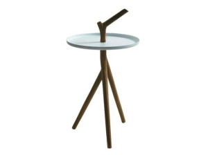 Круглый журнальный столик в ироко