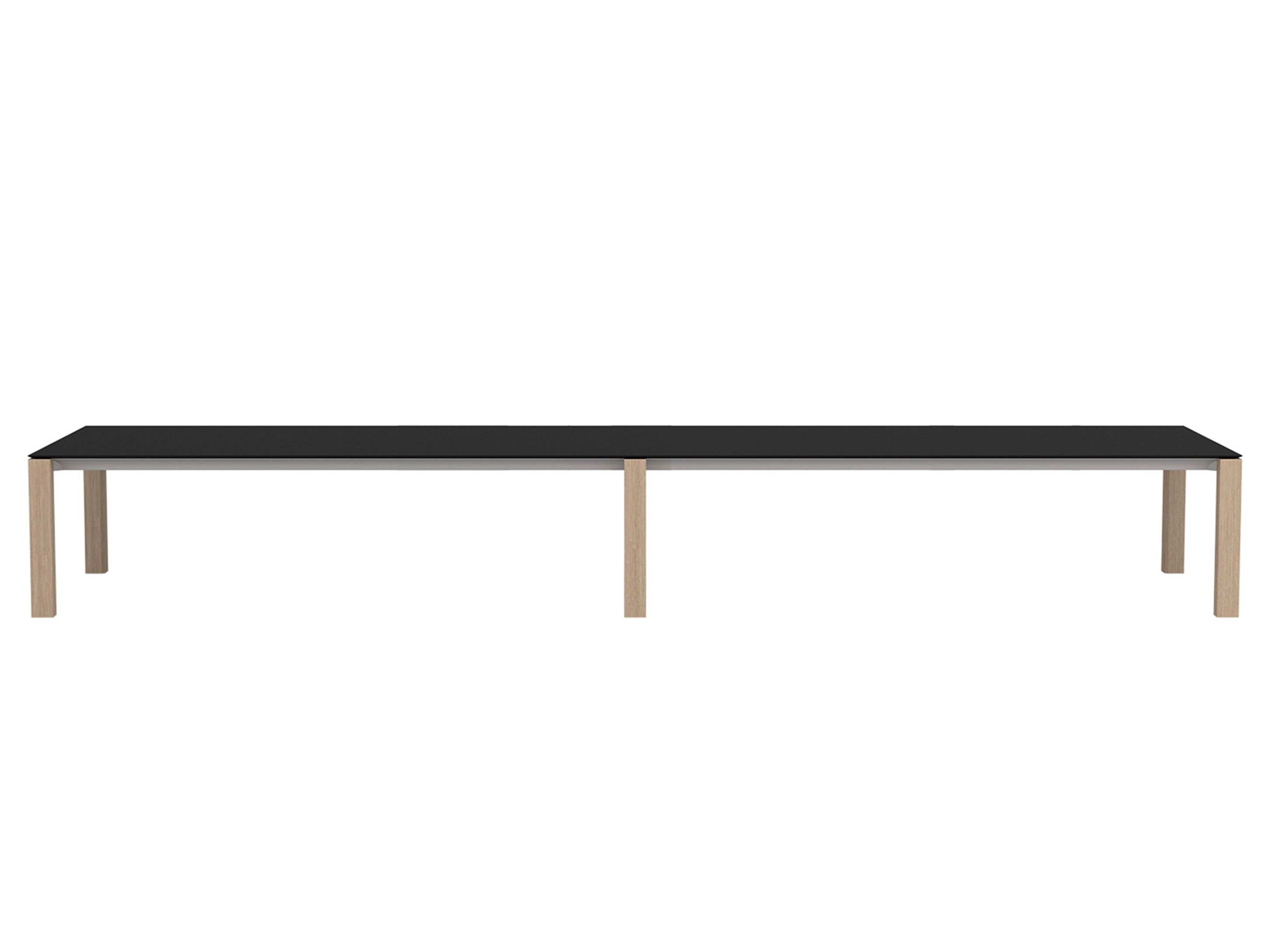 Прямоугольный стол для совещаний из алюминия и дерева Andreu World Экстра ARCH-00042867