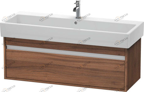 KT668907979 Ketho Тумбочка подвесная Орех натуральный, декор Duravit