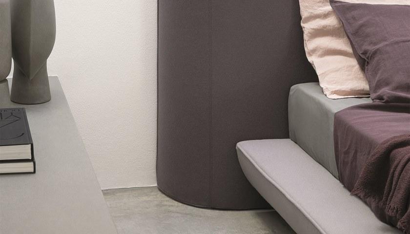 Alias Двуспальная кровать с обивкой из ткани Okome sun-id-1502829 - Вид №2