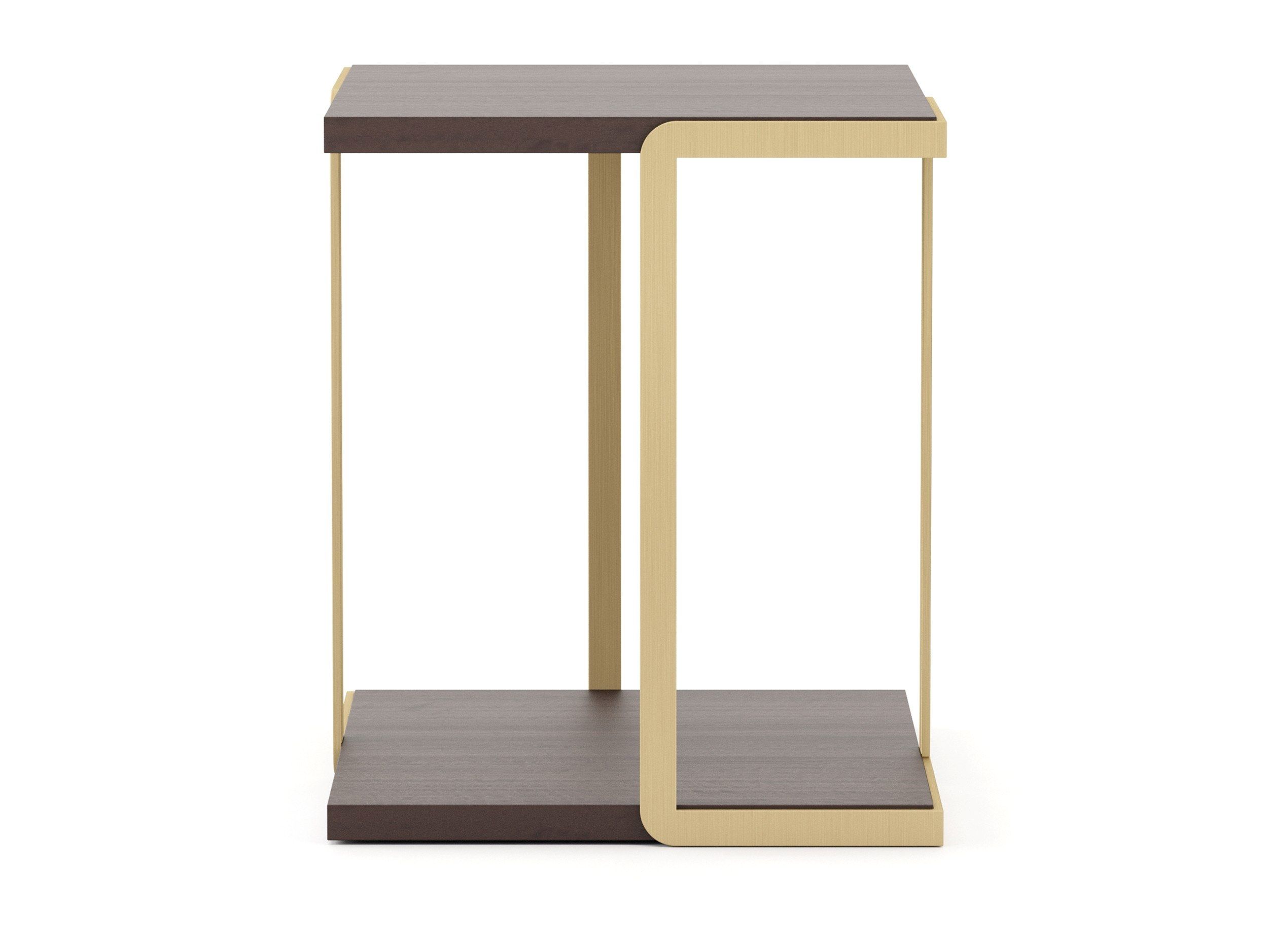 Квадратный журнальный столик из эвкалипта Stylish Club мост ARCH-00017208 - Вид №2