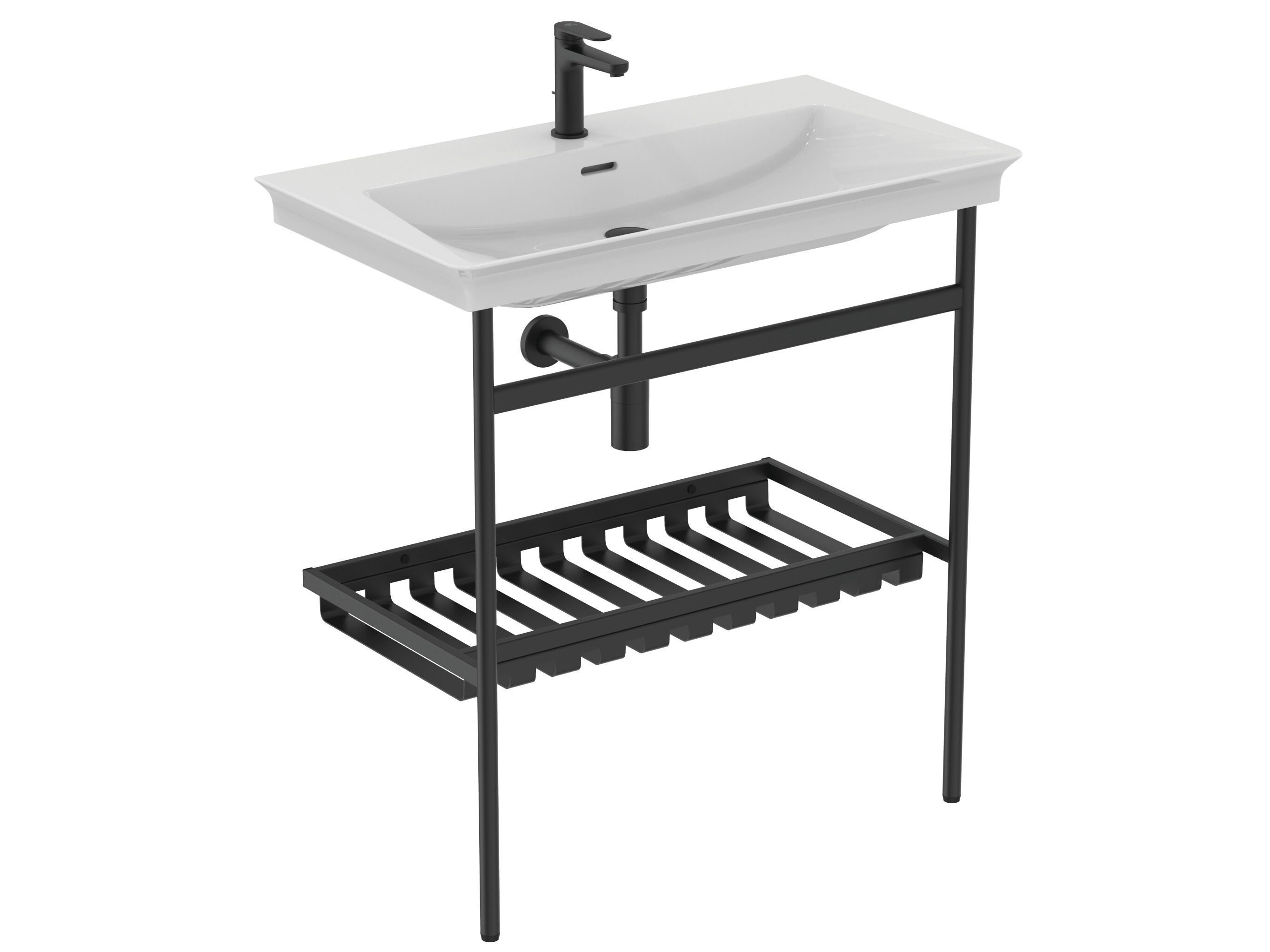 Стальная консоль для умывальника с держателем для полотенец Ideal Standard Раковина ARCH-00040303